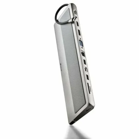 Docking USB Tipo-C NGS WonderDock 12 Pro/ 3xUSB/ 2xHDMI 4K/ 1xVGA/ 1xRJ45/ 1xLector de Tarjetas/ 1xJack 3.5/ 1xUSB Tipo-C PD/ Gris - Imagen 4