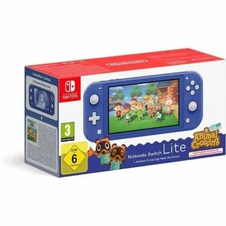Nintendo Switch Lite Azul + Juego Nintendo Animal Crossing New Horizons - Imagen 4