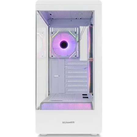 Caja Gaming Semitorre Nox Hummer SIGNAL/ Blanca - Imagen 5