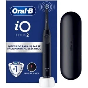 Cepillo Dental Braun Oral-B iO 2/ Incluye 2 Recambios/ Negro