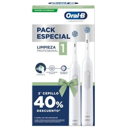 Cepillo Dental Oral-B Laboratory Profesional 1 Pack Especial/ 2 Cepillos/ Incluye 2 Recambios - Imagen 2