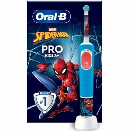 Cepillo Dental Oral-B Pro Kids 3 Spiderman/ Incluye 1 Recambio - Imagen 3