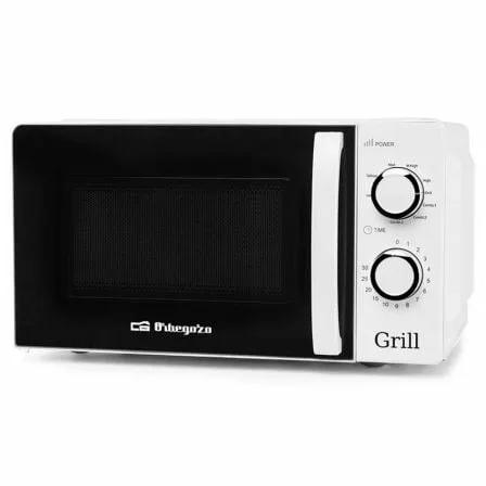 Microondas Orbegozo MIG 2130/ 700W/ Capacidad 20L/ Función Grill/ Blanco - Imagen 7