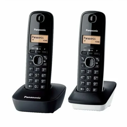 Teléfono Inalámbrico Panasonic KX-TG1612SP1/ Pack DUO/ Negro - Imagen 3