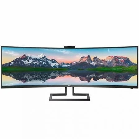 Monitor Profesional Ultrapanorámico Curvo Philips 499P9H 48.8"/ Dual QHD/ Webcam/ Multimedia/ Regulable en altura/ Negro - Imagen 7