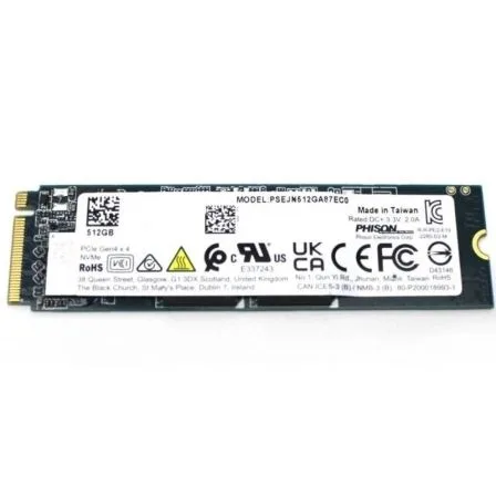 Disco SSD Phison PSENN512GA87QC0 512GB/ M.2 2280 PCIe Gen4/ Full Capacity