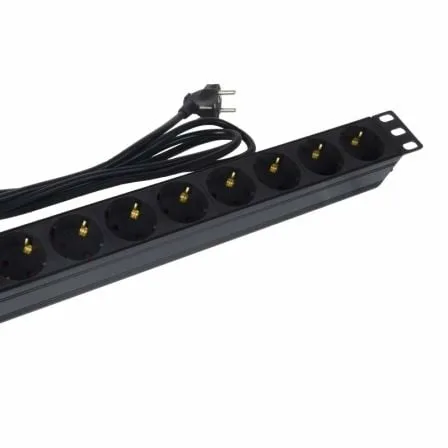 Regleta con Interruptor Phasak BNS 1518/ 8 Tomas de Corriente/ Cable 1.5m/ Negro - Imagen 8
