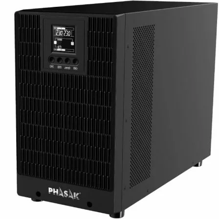 SAI Online Phasak 3000 VA Online LCD/ 3000VA-3000W/ 4 Salidas/ Formato Torre - Imagen 7