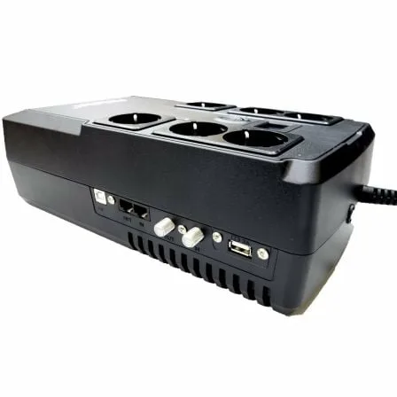 SAI Línea Interactiva Phasak Kryptos 800 VA/ 480W/ 6 Salidas/ Formato Bloque - Imagen 7