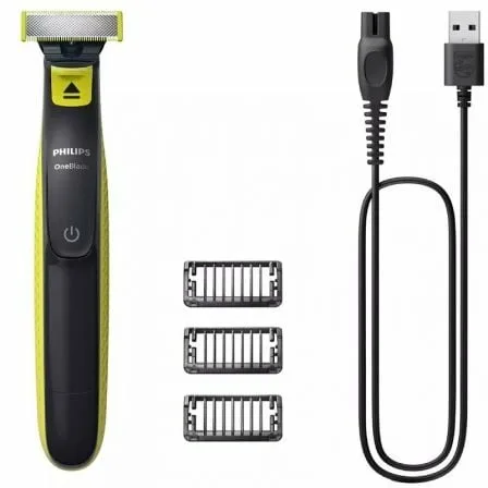 Cortabarbas Philips Oneblade QP2724/10/ con Batería/ 3 Accesorios - Imagen 7