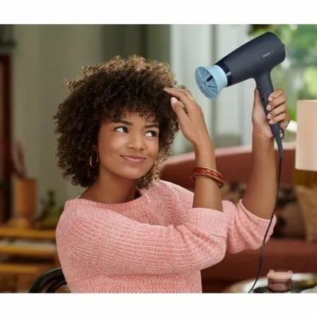 Secador Philips 3000 series BHD360/ 2100W/ Iónico/ Azul/ 3 Accesorios - Imagen 9