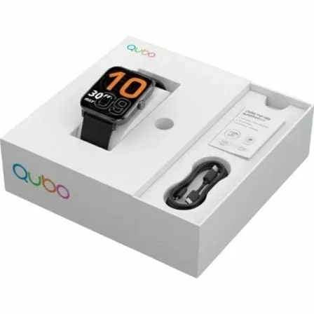 Smartwatch Qubo SMT-200/ Notificaciones/ Frecuencia Cardíaca/ Negro - Imagen 4