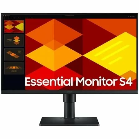 Monitor Profesional Samsung Essential Monitor S4 S40GD S24D402GAU/ 24"/ Full HD/ Regulable en altura/ Negro - Imagen 7