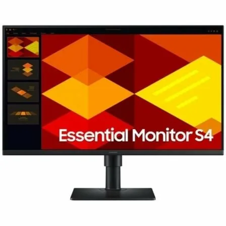 Monitor Profesional Samsung Essential Monitor S4 S27D402GAU 27"/ Full HD/ Regulable en altura/ Negro - Imagen 4