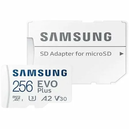 Tarjeta de Memoria Samsung EVO Plus 2023 256GB microSD XC con Adaptador/ Clase 10/ 160MBs - Imagen 7