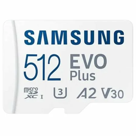 Tarjeta de Memoria Samsung EVO Plus 2023 512GB microSD XC con Adaptador/ Clase 10/ 160MBs - Imagen 8