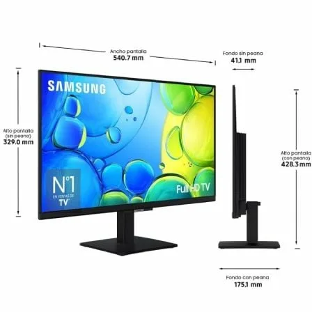 Televisor Samsung F6005 TU24F6005FK 24"/ Full HD/ Smart TV/ WiFi - Imagen 2