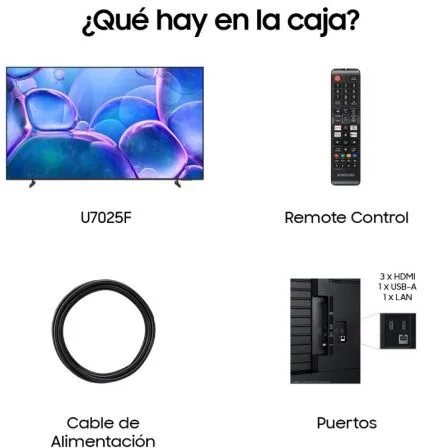 Televisor Samsung Crystal UHD TU85U7025FK 85"/ Ultra HD 4K/ Smart TV/ WiFi - Imagen 2