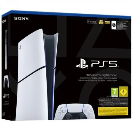 Consola Sony Playstation 5 - PS5 Slim Digital 825GB/ Incluye Mando Dual Sense/ Chassis E - Imagen 4