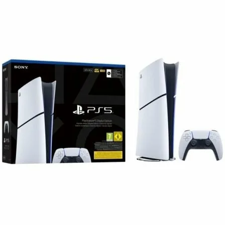 Consola Sony Playstation 5 - PS5 Slim Digital 825GB/ Incluye Mando Dual Sense/ Chassis E - Imagen 5