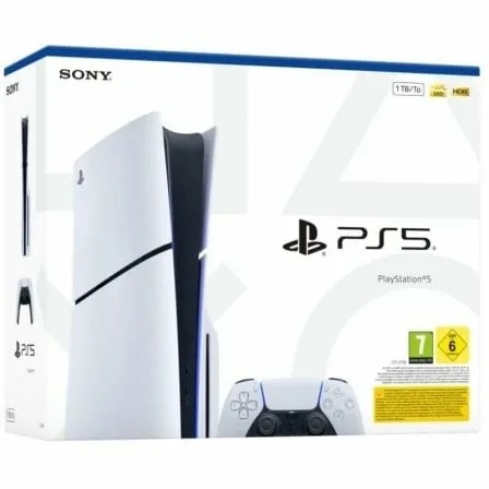 Consola Sony Playstation 5 - PS5 Slim Estándar 1TB/ Incluye Mando Dual Sense y Juego Preinstalado ASTRO's PLAYROOM/ Chassis E - Imagen 4