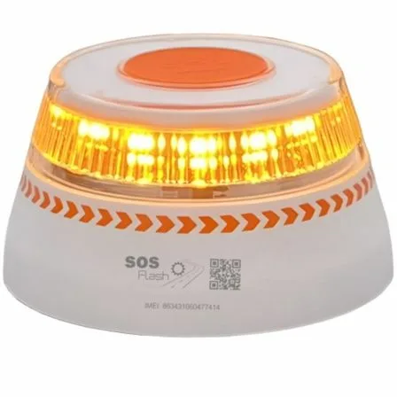 Luz baliza de emergencia para coche SOS Flash V16 Connected IoT BAL/2/ Homologada/ Base Imantada/ Geolocalizable/ Funciona a Pilas - Imagen 4