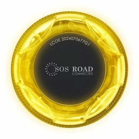 Luz baliza de emergencia para coche SOS Road Connected EL2024 V16/ Homologada/ Base Imantada/ Geolocalizable/ Funciona a Pilas - Imagen 7