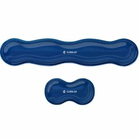 Pack de 2 Reposamuñecas Subblim Ergo Crystal Flex/ Azul Oscuro - Imagen 3