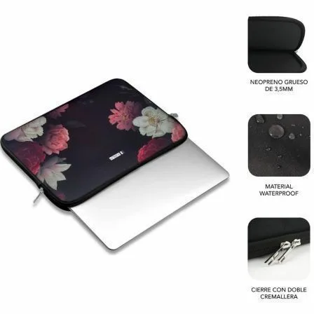 Funda Subblim Trendy Sleeve Neo Flowers para Portátiles hasta 15.6" - Imagen 8