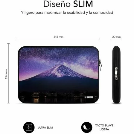 Funda Subblim Trendy Sleeve Neo Mountain para Portátiles hasta 14" - Imagen 3