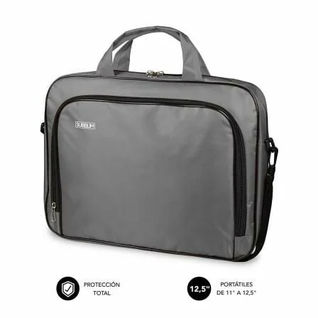 Maletín Subblim Oxford para Portátiles hasta 12.5"/ Gris - Imagen 7