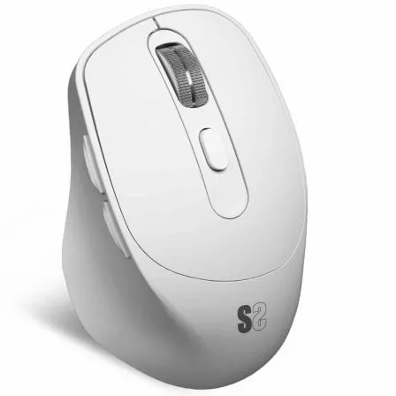 Ratón Ergonómico Inalámbrico por Bluetooth/ 2.4GHz Subblim Comfort Ergo Dual Battery/ Batería recargable/ Hasta 2400 DPI/ Blanco - Imagen 7