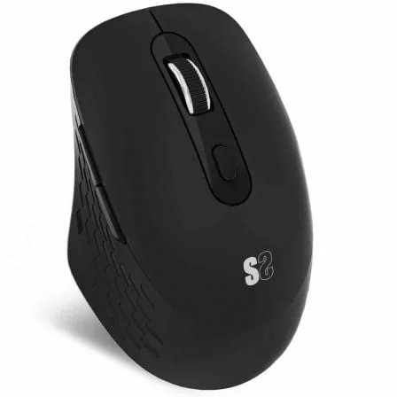 Ratón Ergonómico Inalámbrico por Bluetooth/ 2.4GHz Subblim Curve Ergo Dual Battery/ Batería recargable/ Hasta 1600 DPI/ Negro - Imagen 7
