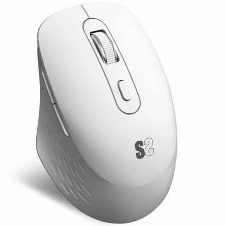 Ratón Ergonómico Inalámbrico por Bluetooth/ 2.4GHz Subblim Curve Ergo Dual Battery/ Batería recargable/ Hasta 1600 DPI/ Blanco - Imagen 7