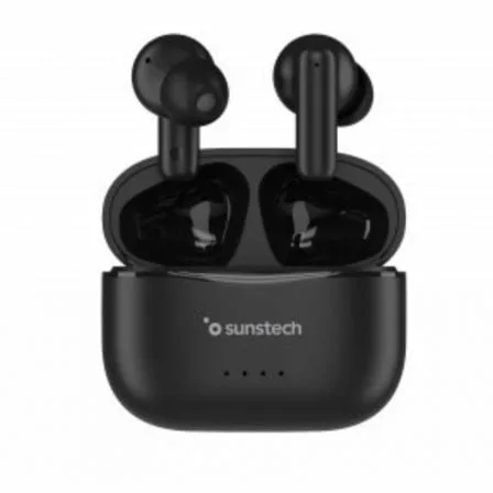 Auriculares Bluetooth Sunstech WAVEPODSBK con estuche de carga/ Autonomía 4.5h/ Negros - Imagen 4