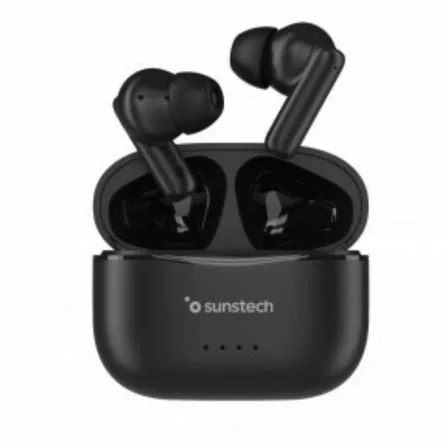 Auriculares Bluetooth Sunstech WAVEPODSBK con estuche de carga/ Autonomía 4.5h/ Negros - Imagen 5