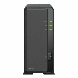 NAS Synology Diskstation DS124/ 1 Bahía 3.5"- 2.5"/ 1GB DDR4/ Formato Torre