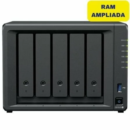 NAS Synology Diskstation DS1525+/ 5 Bahías 3.5"- 2.5"/ 16GB DDR4/ Formato Torre - Imagen 4