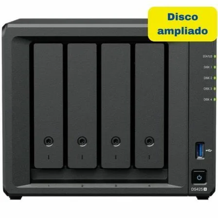 NAS Synology Diskstation DS425+/ 4 Bahías 3.5"- 2.5"/ 2GB DDR4/ 16TB/ Formato Torre - Imagen 4