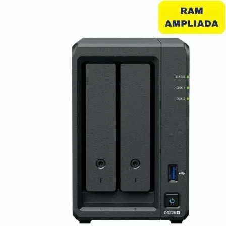 NAS Synology Diskstation DS725+/ 2 Bahías 3.5"- 2.5"/ 16GB DDR4/ Formato Torre - Imagen 4