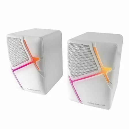 Altavoces Mars Gaming MS-H/ 10W/ 2.0/ Blancos - Imagen 9