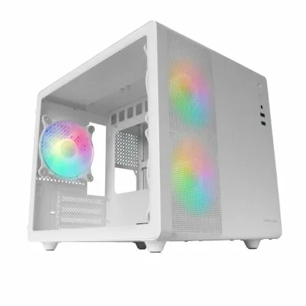 Caja Gaming Minitorre Mars Gaming MC-400/ Blanca