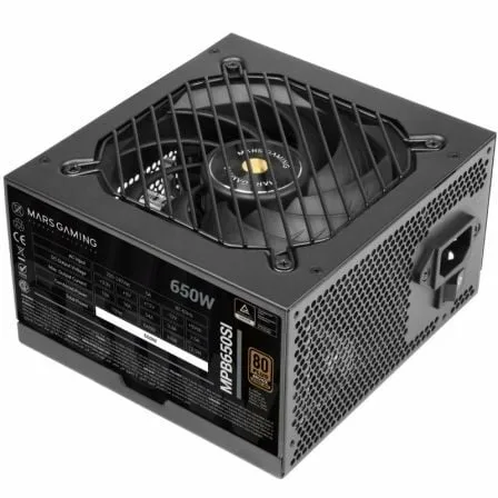 Fuente de Alimentación Mars Gaming MPB650SI/ 650W/ Ventilador 12cm/ 80 Plus Bronze - Imagen 7