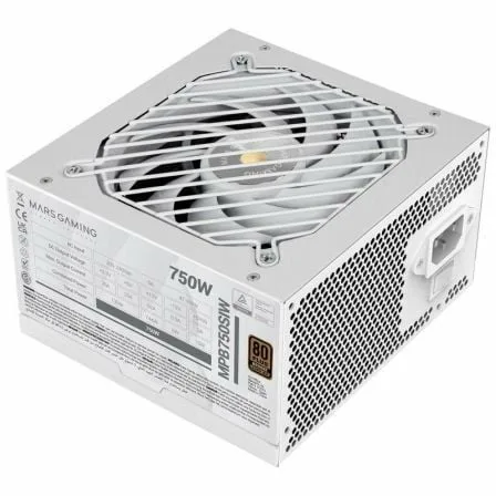 Fuente de Alimentación Mars Gaming MPB750SI/ 750W/ Ventilador 12cm/ 80 Plus Bronze/ Blanca - Imagen 4