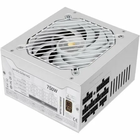 Fuente de Alimentación Mars Gaming MPB750SIM/ 750W/ Ventilador 14cm/ 80 Plus Bronze/ Blanca - Imagen 7