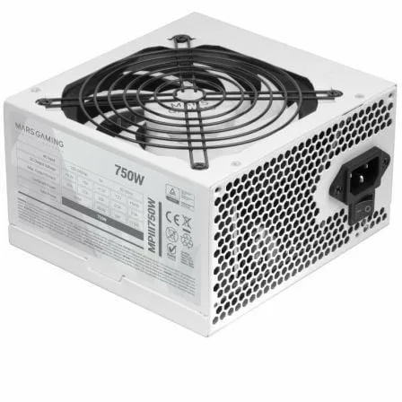Fuente de Alimentación Mars Gaming MPIII750W/ 750W/ Ventilador 12cm/ Blanca - Imagen 7