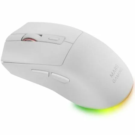 Ratón Gaming Inalámbrico Mars Gaming MM-T3/ Batería recargable/ Hasta 14400 DPI/ Blanco - Imagen 5
