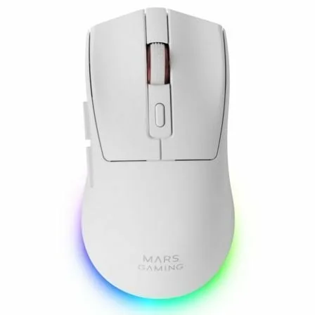 Ratón Gaming Inalámbrico Mars Gaming MM-T3/ Batería recargable/ Hasta 14400 DPI/ Blanco - Imagen 6
