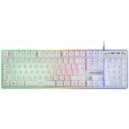 Pack Gaming Mars Gaming MCPX/ Teclado H-MECH + Ratón Óptico + Alfombrilla/ Blanco - Imagen 8
