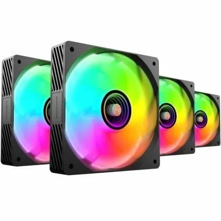 Pack 4 Ventiladores Mars Gaming MF-SI4KIT/ 12cm + HUB + Mando a Distancia/ ARGB - Imagen 8